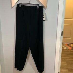 KL collection, sweater knit  pants, size 2X in black